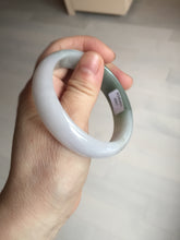 Load image into Gallery viewer, 54.2mm Certified type A 100% Natural dark green brown white purple Jadeite bangle AD120-3001