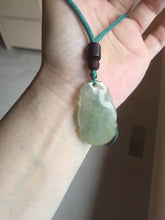 Load image into Gallery viewer, Type A 100% Natural Light Green gray (淡油冰)Jadeite Jade Horse Pendant PC233