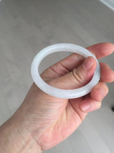 Load image into Gallery viewer, 49mm certified 100% natural Type A icy watery sunny green white yellow jadeite jade bangle BN70-9367