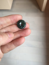 Load image into Gallery viewer, 12-18mm Type A 100% Natural blue light green dark green gray Guatemala Jadeite Jade Safety Guardian Button donuts Pendant group BS142
