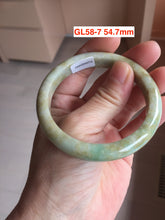 Load image into Gallery viewer, 54-58mm Certified type A 100% Natural yellow/brown/red Jadeite bangle group GL58