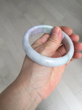 Load image into Gallery viewer, 58mm 100% natural certified light green purple yellow(FU LU SHOU) jadeite jade bangle BN37-7345