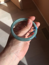 Load image into Gallery viewer, 54.2mm Certified Type A 100% Natural dark green/blue/gray/black Guatemala Jadeite jade bangle BM16-1449