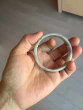 Load image into Gallery viewer, 50.2mm certified 100% natural Type A light green/gray/purple jadeite jade bangle PD202-2389