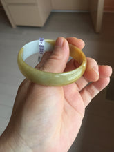 Load image into Gallery viewer, 52.4 mm Certified Type A 100% Natural yellow light green white Jadeite Jade bangle PH166-3808
