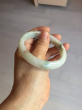Load image into Gallery viewer, 57.5mm certificated Type A 100% Natural light green/red/brown Jadeite Jade bangle Y165-7275