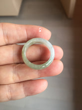 Load image into Gallery viewer, Size 5 1/4-10 1/2 100% natural type A yellow gray purple white jadeite band ring group AA109