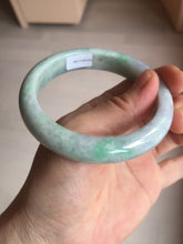 Load image into Gallery viewer, 59mm Certified Type A 100% Natural sunny green purple Jadeite Jade bangle BP40-1180