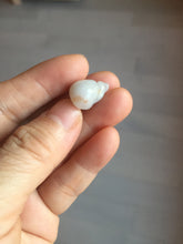 Load image into Gallery viewer, Type A 100% Natural green white purple 3D Jadeite conch pendant PD188