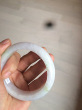 Load image into Gallery viewer, 57.5mm Certified 100% natural Type A sunny green/purple jadeite jade bangle AX90-1457