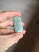 Load image into Gallery viewer, 100% Natural type A oily dark green/black Jadeite Jade safe and sound pendant group PC27