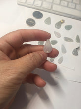 Load image into Gallery viewer, 100% Natural super icy watery sunflower seeds jadeite Jade beads pendant/earring suplies PC120 (Add on item. No sale individually)