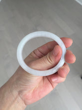 Load image into Gallery viewer, 49mm certified 100% natural Type A icy watery sunny green white yellow jadeite jade bangle BN70-9367