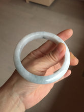 Load image into Gallery viewer, 59.8mm Certificated Type A 100% Natural White green Jadeite Jade bangle AA117-8441