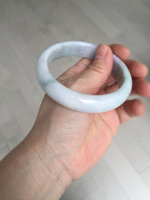 Load image into Gallery viewer, 58mm 100% natural certified light green purple yellow(FU LU SHOU) jadeite jade bangle BN37-7345