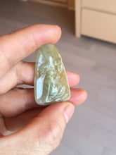 Load image into Gallery viewer, 100% natural green/blue/gray/yellow Guatemala jadeite jade Zen(悟道) pendant BF148
