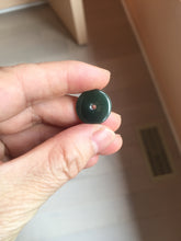 Load image into Gallery viewer, 12-18mm Type A 100% Natural blue light green dark green gray Guatemala Jadeite Jade Safety Guardian Button donuts Pendant group BS142