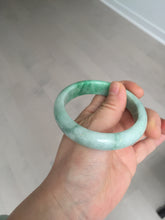 Load image into Gallery viewer, 55.8mm Certified 100% natural Type A sunny green jadeite jade bangle BM75-4431