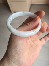 Load image into Gallery viewer, 52.8mm Certificated 100% natural type A sunny green/white/red jadeite jade bangle AF91-3177