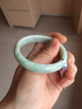 Load image into Gallery viewer, 50.5mm certified 100% natural type A sunny green brown oval jadeite bangle PH169-5802