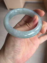 Load image into Gallery viewer, 51.4mm Certified Type A 100% Natural icy watery light green jadeite Jade bangle BK123-3400