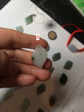 Load image into Gallery viewer, 100% natural type A jadeite jade icy Willow leaf bead KS97