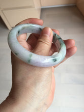 Load image into Gallery viewer, 55.6mm Certified type A 100% Natural sunny green/purple/yellow(Fu LU SHOU) Jadeite bangle BN41-5127