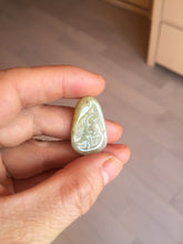 Load image into Gallery viewer, 100% natural green/blue/gray/yellow Guatemala jadeite jade Zen(悟道) pendant BF148
