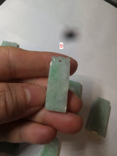 Load image into Gallery viewer, 100% Natural type A icy watery light green/sunny green Jadeite Jade safe and sound pendant BF97