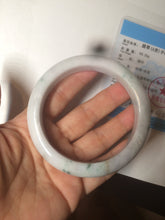 Load image into Gallery viewer, 62.6mm Certified Type A 100% Natural green/yellow/white/purple early spring mountain forest series Jadeite Jade bangle K93-0461