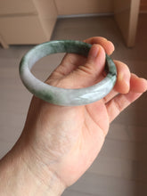 Load image into Gallery viewer, 57mm Certified 100% natural Type A light green/purple white Whispers of the Spring Breeze jadeite jade bangle PH98-5427