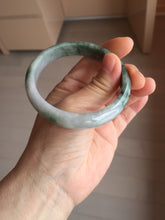 Load image into Gallery viewer, 57mm Certified 100% natural Type A light green/purple white Whispers of the Spring Breeze jadeite jade bangle PH98-5427