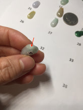 Load image into Gallery viewer, 100% Natural type A sunny green white purple yellow Jadeite Jade blessed melon pendant group PA209
