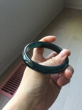 Load image into Gallery viewer, 62mm Certified Type A 100% Natural dark green/blue/gray/black Guatemala Jadeite bangle PJ146-1472