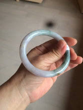 Load image into Gallery viewer, 57.8mm certified 100% natural type A green/purple/brown round cut jadeite jade bangle BF102-1686
