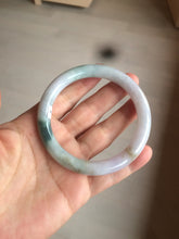 Load image into Gallery viewer, 57.8mm certified 100% natural type A green/purple/brown round cut jadeite jade bangle BF102-1686