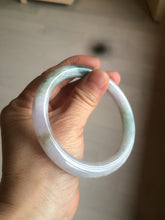 Load image into Gallery viewer, 57.8mm certified 100% natural type A green/purple/brown round cut jadeite jade bangle BF102-1686