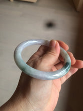 Load image into Gallery viewer, 57.8mm certified 100% natural type A green/purple/brown round cut jadeite jade bangle BF102-1686