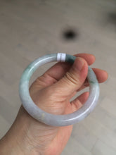 Load image into Gallery viewer, 57.8mm certified 100% natural type A green/purple/brown round cut jadeite jade bangle BF102-1686