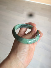Load image into Gallery viewer, 55.5mm certified 100% natural Type A dark green/sunny green jadeite jade bangle AX5-2839