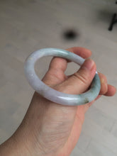 Load image into Gallery viewer, 57.8mm certified 100% natural type A green/purple/brown round cut jadeite jade bangle BF102-1686