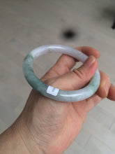 Load image into Gallery viewer, 57.8mm certified 100% natural type A green/purple/brown round cut jadeite jade bangle BF102-1686