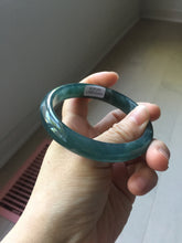Load image into Gallery viewer, 60.8mm Certified Type A 100% Natural dark green/blue/gray/black Guatemala Jadeite bangle PJ144-1479
