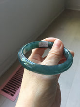 Load image into Gallery viewer, 60.8mm Certified Type A 100% Natural dark green/blue/gray/black Guatemala Jadeite bangle PJ144-1479