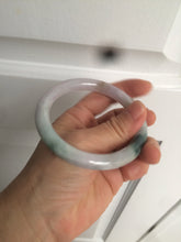 Load image into Gallery viewer, 57.8mm certified 100% natural type A green/purple/brown round cut jadeite jade bangle BF102-1686