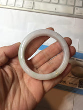 Load image into Gallery viewer, 50.5mm certified 100% natural Type A light green/purple/white jadeite jade bangle AA115-1047