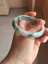 Load image into Gallery viewer, 57mm Certified 100% natural Type A light green/purple Whispers of the Spring Breeze jadeite jade bangle PH94-5446