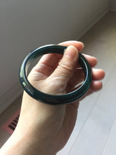Load image into Gallery viewer, 59.2mm Certified Type A 100% Natural dark green/blue/gray/black Guatemala Jadeite bangle PJ142-1475