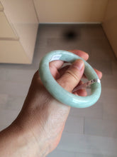 Load image into Gallery viewer, 56.6mm Certified Type A 100% Natural green Jadeite Jade bangle w94-2833
