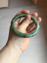 Load image into Gallery viewer, 58.5mm Certified 100% natural Type A dark green/black jadeite bangle PD31-9808